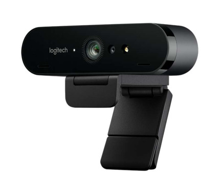 Logitech Brio Webcam 4K Ultra HD - HDR - Grabacion 4K - Zoom Digital 5X - Color Negro