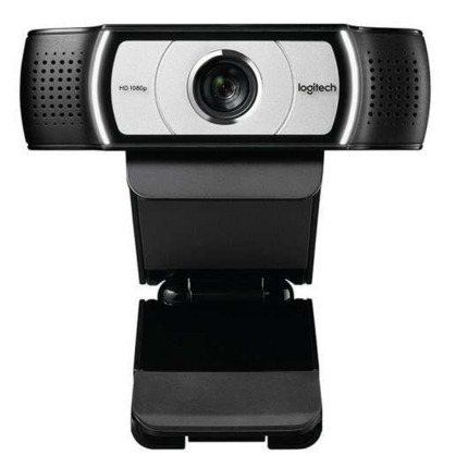 Logitech C930e Webcam HD 1080p - USB 2.0 - Microfonos Integrados - Enfoque Automatico - Angulo de Vision 90Âº - Color Negro/Plata