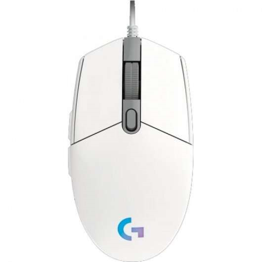 Logitech G203 Lightsync Raton USB 8000dpi - 5 Botones Programables - Iluminacion RGB Lightsync - Uso Diestro - Cable de 2.10m -