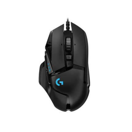 Logitech G502 Hero Raton USB 25600dpi - 11 Botones Programables - Iluminacion LED - Uso Diestro - Cable de 2.10m - Color Negro