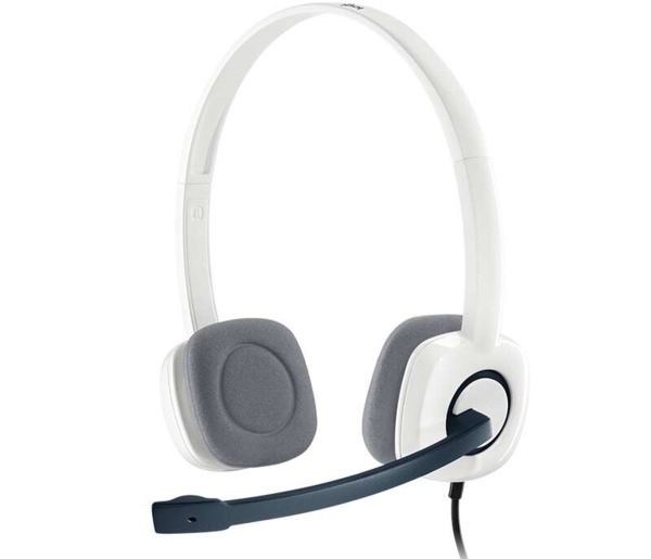 Logitech H150 Auriculares con Microfono - Microfono Plegable - Diadema Ajustable - Almohadillas Acolchadas - Controles en Cable