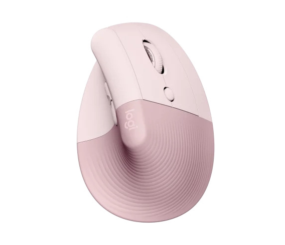 Logitech Lift Raton Vertical Bluetooth e Inalambrico USB 4000dpi - 5 Botones - Uso Diestro