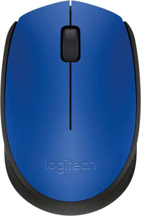 Logitech M171 Raton Inalambrico 1000dpi - 3 Botones - Uso Ambidiestro - Color Azul