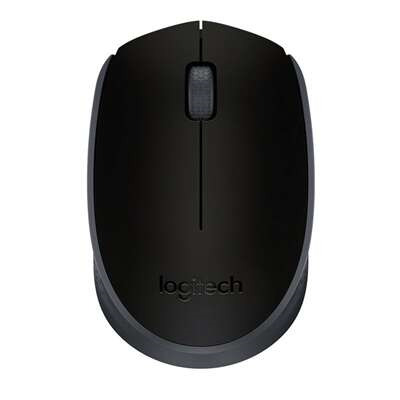 Logitech M171 Raton Inalambrico 1000dpi - 3 Botones - Uso Ambidiestro - Color Negro
