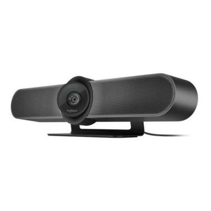 Logitech MeetUp Webcam Profesional para Streaming Ultra HD 4K Bluetooth - Microfonos y Altavoces Integrados - Campo de Vision 120Âº - Color Negro