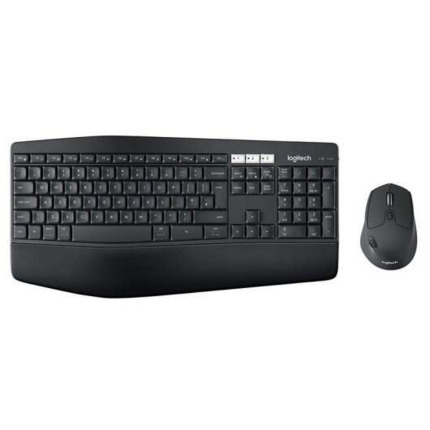 Logitech MK850 Performance Pack Inalambrico USB Teclado con ReposamuÃ±ecas + Raton 1000dpi 7 Botones - Uso Diestro - Color Negro