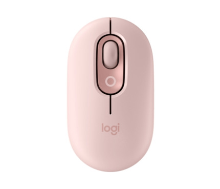 Logitech POP Mouse Raton Inalambrico 1000dpi - 4 botones - Multidispositivo - Color Rosado