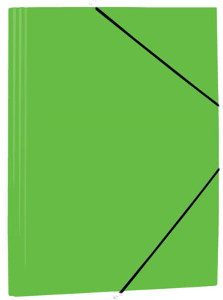 Mariola Carpeta de Polipropileno con Solapas 450 Micras - Formato Folio - Medidas 34x25cm - Cierre con Goma Elastica - Color Verde