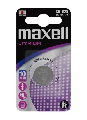 Maxell Lithium CR1620 Pack de 1 Pila 3V