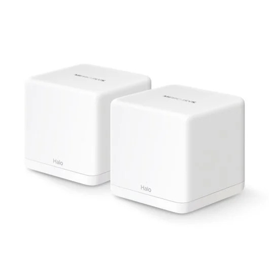 Mercusys H60X Sistema Wi-Fi 6 Mesh AX1500 Doble Banda - 2 Unidades Halo - Cobertura hasta 350 mò - Color Blanco