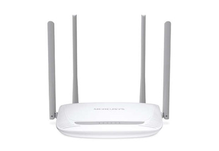 Mercusys Router Inalambrico N 300Mbps - 4 Puertos 10/100Mbps - 4 Antenas 5dBi - Tecnologia 2x2 MIMO - Hasta 500m2 cobertura WiFi