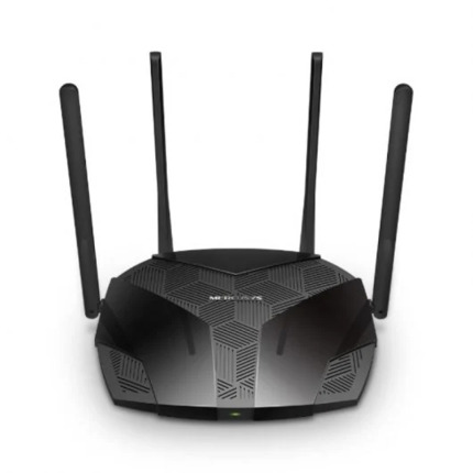 Mercusys Router WiFi 6 Doble Banda AX3000 - 4 Puertos 10/100/1000Mbps - 4 Antenas 5dBi - OFDMA, MU-MIMO