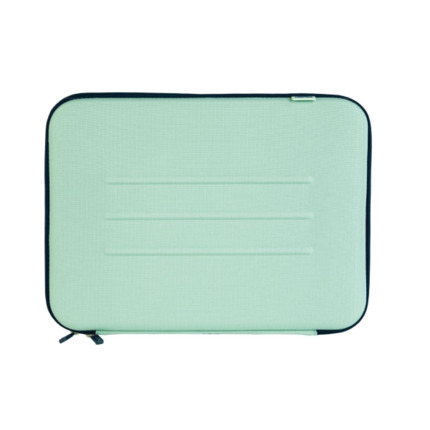 Milan Coleccion 430 Funda Semirrigida para Portatil hasta 14" - Forro Atercipelado - Bolsillo Interior - Cierre de Cremallera - Color Verde