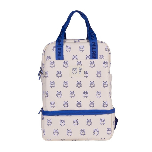 Milan Coleccion 460 Mochila Infantil con Compartimento Isotermico - Amplio Compartimento Interior - 2 Bolsillos Laterales - Capa