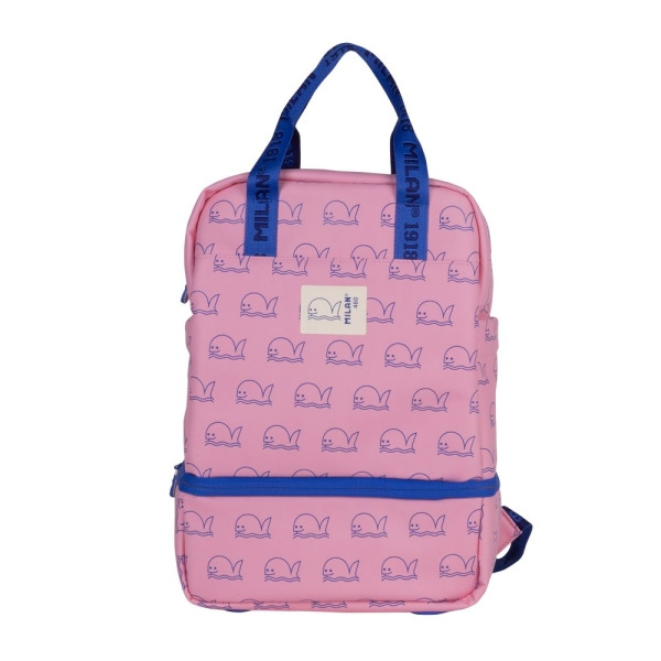 Milan Coleccion 460 Mochila Infantil con Compartimento Isotermico - Amplio Compartimento Interior - 2 Bolsillos Laterales - Capa