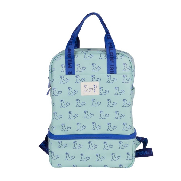 Milan Coleccion 460 Mochila Infantil con Compartimento Isotermico - Amplio Compartimento Interior - 2 Bolsillos Laterales - Capa