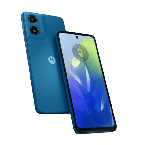 Motorola Moto G04s Smartphone Pantalla IPS 6.56" - 8GB - 128GB - Camara 50mp - Bateria 5000mAh - Admite Carga de 10W - Color Azu