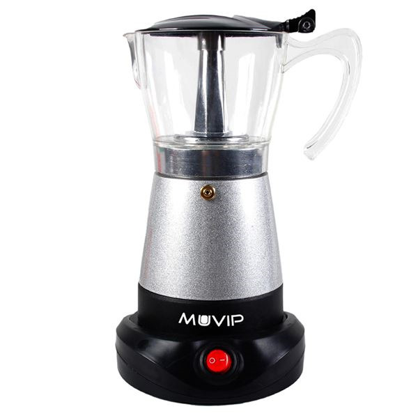 Muvip Cafetera de Goteo - ElÃ©ctrica - 480W - Calefactor integrado - Contenedor transparente - Capacidad para 6 Tazas