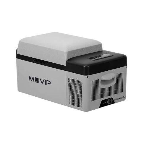 Muvip Nevera Portatil con Compresor 20L Bluetooth, USB - Temperatura -20º/+20º - Conexion 12/24/220V - Consumo 45W - Proteccio