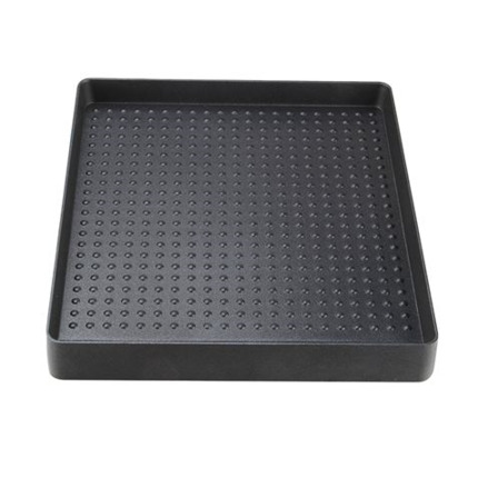 Muvip Plancha De Asar para Cocina Portatil - Zona Recoge Grasa - Bordes Antisalpicaduras - Revestimiento Antiadherente - Ideal para Cocinas Portatiles de 1 Quemador  - Compatible con MV0614, MV0336, MV0337