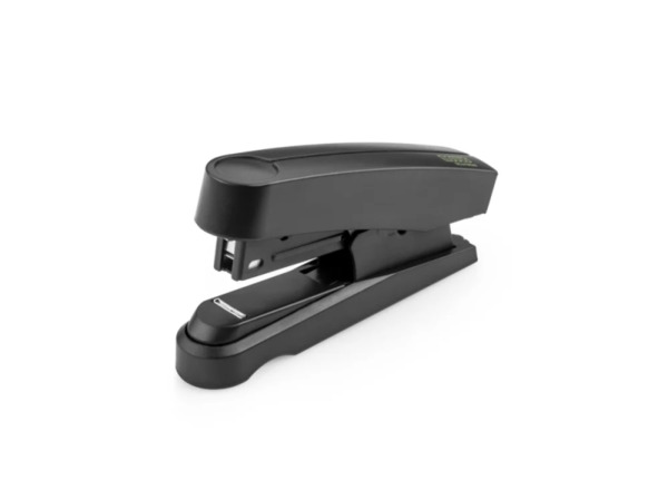 Novus B10FC re+new Grapadora de Sobremesa - Fabricada con 95% de Plastico Reciclado - Hasta 20 Hojas - Grapado Plano y Clavado -