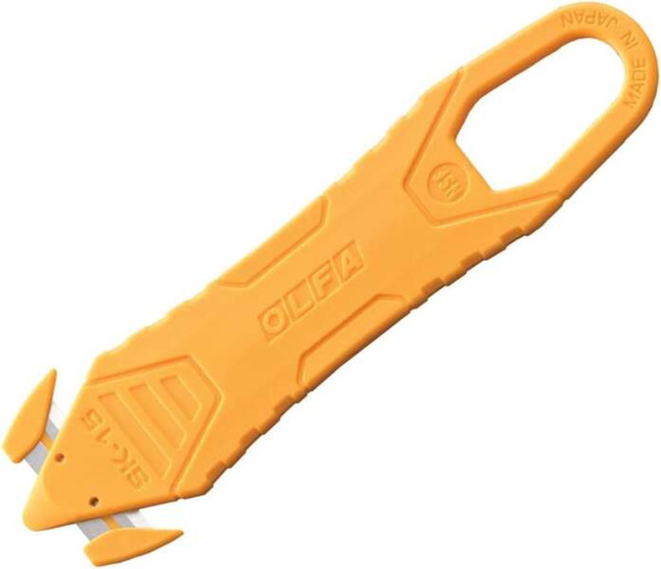 Olfa Pack de 10 Cutters Pequeños Desechables con Hojas Ocultas - Acero Inoxidable - Certificacion NSF - Maxima Seguridad - Uso