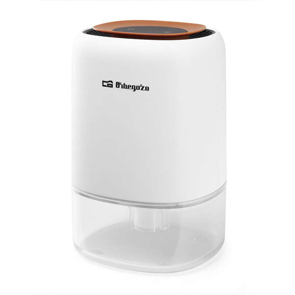 Orbegozo DH 305 Deshumidificador Compacto - Deshumidificacion 300ml/Dia - Funcionamiento Silencioso - Luz LED Decorativa - Respe