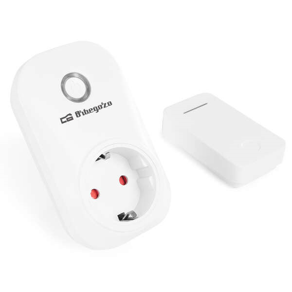 Orbegozo ENM 2000 Enchufe Inteligente con Mando a Distancia - Control sin Pilas - Alcance de 150M - Potencia Maxima 3680W - Prot