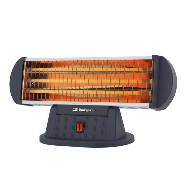 Orbegozo Estufa de Cuarzo BP 0204 - Calor Intenso y Uniforme por Radiacion - 3 Niveles de Potencia - Sistema de Seguridad Antivu