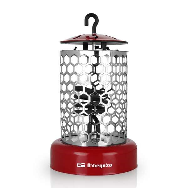 Orbegozo LO 7000 Estufa Electrica Compacta y Segura - Potencia de 400W - DiseÃ±o Ultra Plano - Resistencia Blindada - Gancho Inc