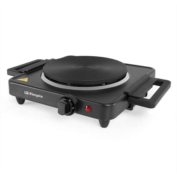 Orbegozo PE 2815 Placa Electrica Plegable - Alto Rendimiento 1500W - Asas Plegables - Indicador Luminoso - Sistema de Seguridad