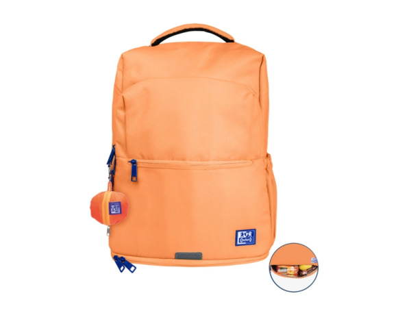 Oxford B-Ready Mochila 28L - Tamaño 42x30x15cm - Bolsillo Acolchado - Asa Superior - Funda para Lluvia - Poliester Reciclado RP