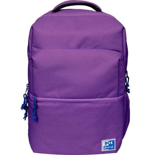 Oxford B-Ready Mochila 28L - Tamaño 42x30x15cm - Bolsillo acolchado - Asa Superior - Poliester Reciclado RPET - Color Lila