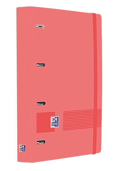 Oxford Europeanbinder Live & Go A4+ Carpeta Tamaño A4+ con Recambio de 100 Hojas Cuadricula 5x5mm - Tapa de Plastico Polyfoam -