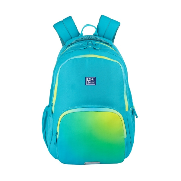 Oxford Gradient Mochila Escolar 25L - 3 Compartimentos y 11 Bolsillos - Espalda Ergonomica Transpirable - Asas Acolchadas y Ajus