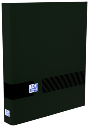 Oxford & You A4+ Carpeta de 4 Anillas D 25mm - Tamaño A4+ - Capacidad para 250 Hojas - Tapa Extradura - Lomo de 40mm - Color Negro