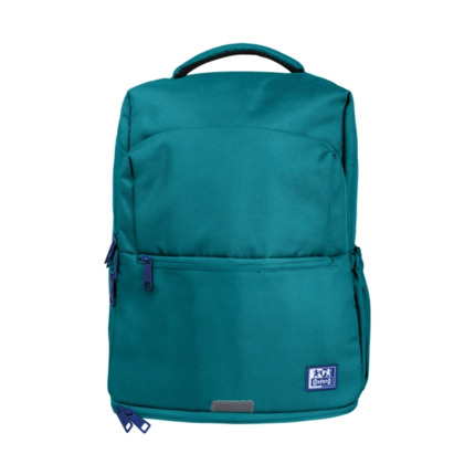 Oxford Young Proof B-out Mochila 30L Poliester Reciclado RPET - Compartimento Acolchado Especial para PC o Tablet y Compartimento Isotermico - Bolsillo Secreto - Color Verde