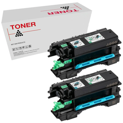 P500, P501, P502, Type 501L, Type 501H pack 2 toner generico Ricoh 418506 418447