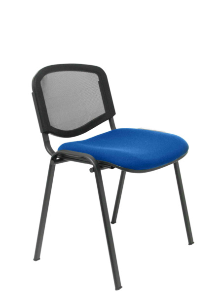 Pack 4 sillas Garaballa malla negra y aran azul (1)