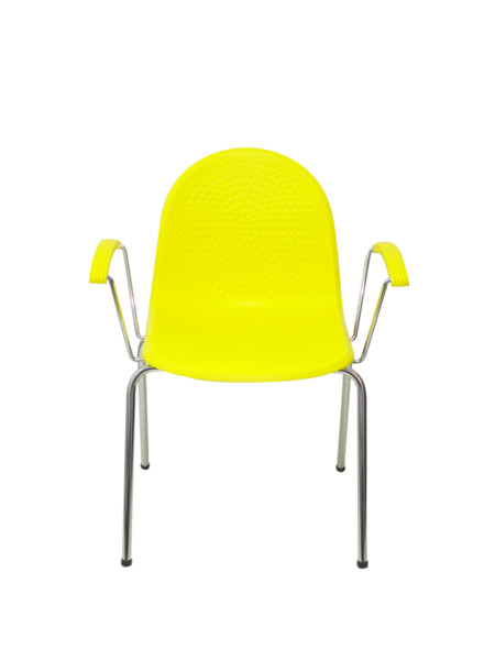 Pack 4 sillas Ves plástico amarillo (2)