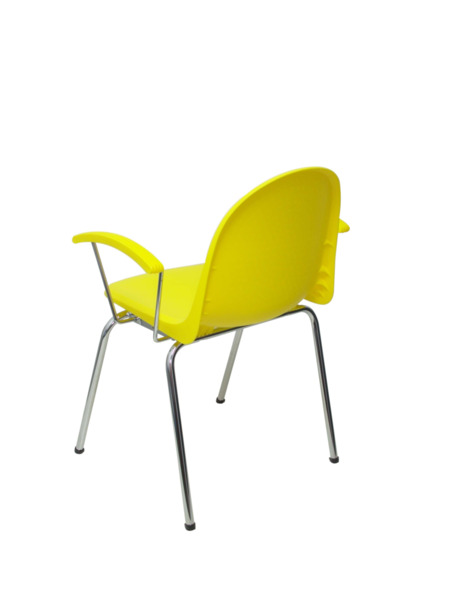 Pack 4 sillas Ves plástico amarillo (5)
