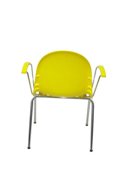 Pack 4 sillas Ves plástico amarillo (6)