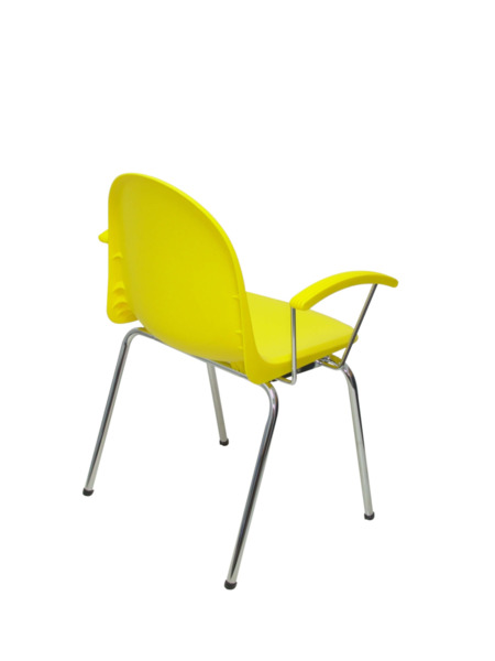 Pack 4 sillas Ves plástico amarillo (7)
