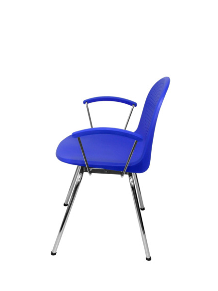 Pack 4 sillas Ves plástico azul (4)