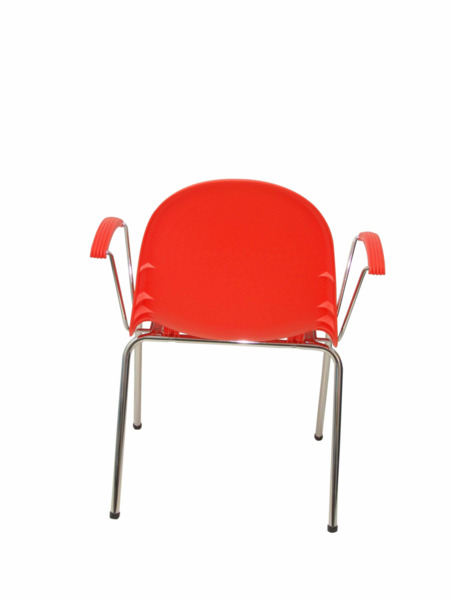Pack 4 sillas Ves plástico naranja (6)