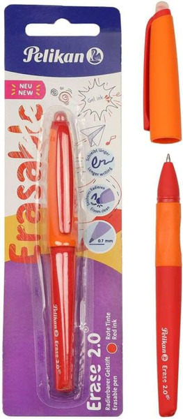 Pelikan Roller Erase 2.0 Boligrafo Trazo 0.7mm - EmpuÃ±adura Ergonomica - Larga Duracion de la Tinta - DiseÃ±o Fresco y Divertid