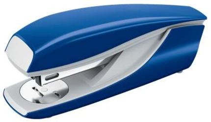 Petrus 635 Grapadora Metalica de Sobremesa - Grapa hasta 30 Hojas - Extraegrapas Integrado - Grapado Cerrado, Abierto y Clavado - Color Azul