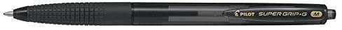 Pilot Boligrafo de Bola Retractil SuperGrip G - Punta Redonda 1.0mm - Trazo 0.4mm - Tinta de Aceite - Grip Ergonomico - Color Ne