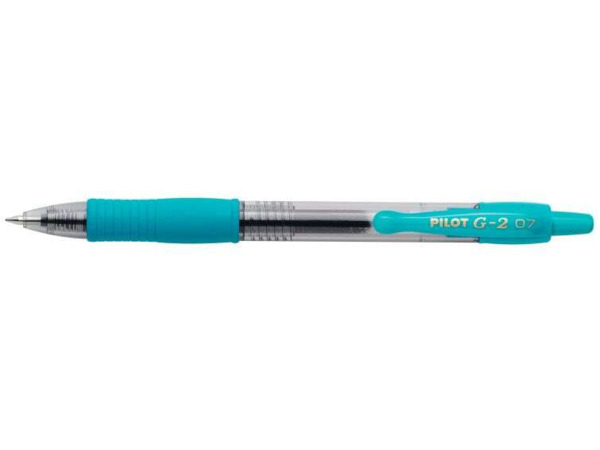 Pilot Boligrafo de Gel G2 Rollerball Retractil - Recargable - Punta de Bola Redonda 0.7mm - Trazo 0.32mm - Grip Ergonomico - Col