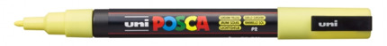 Posca PC-3M Marcador de Pintura - Punta Conica 0.9-1.3mm - Tinta Base al Agua - Resistente a la Luz - Color Amarillo Sol